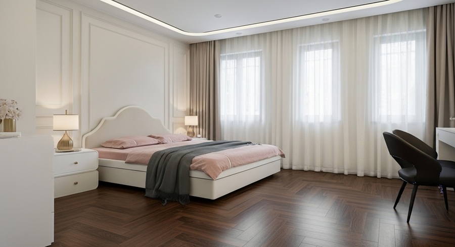 7-2 Phòng ngủ con gái anh Phúc Vinhomes