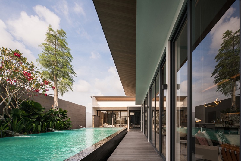 3-3 Không gian bên ngoài nhà chị Cúc Hạ Long