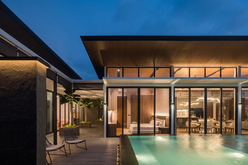 4-2 Không gian biệt thự về đêm