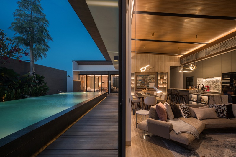 4-4 Không gian biệt thự về đêm