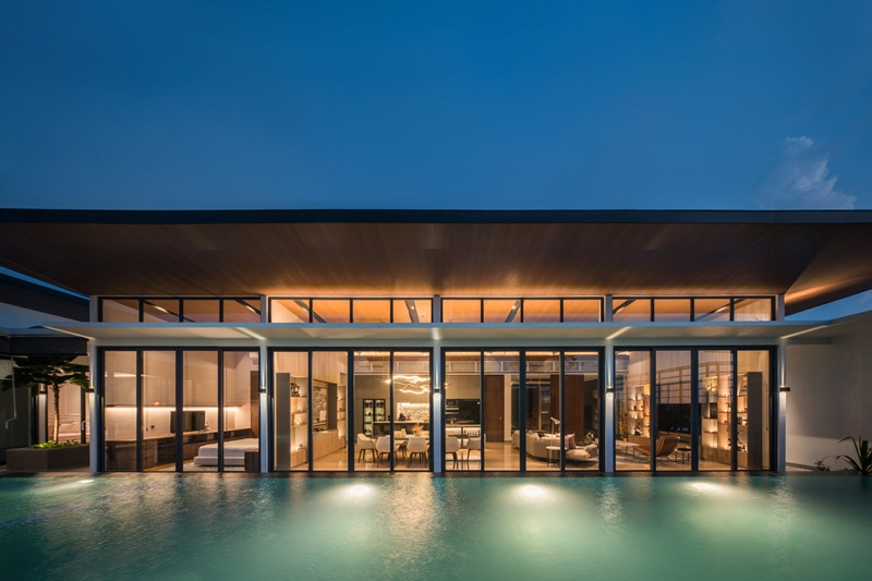 4-5 Không gian biệt thự về đêm