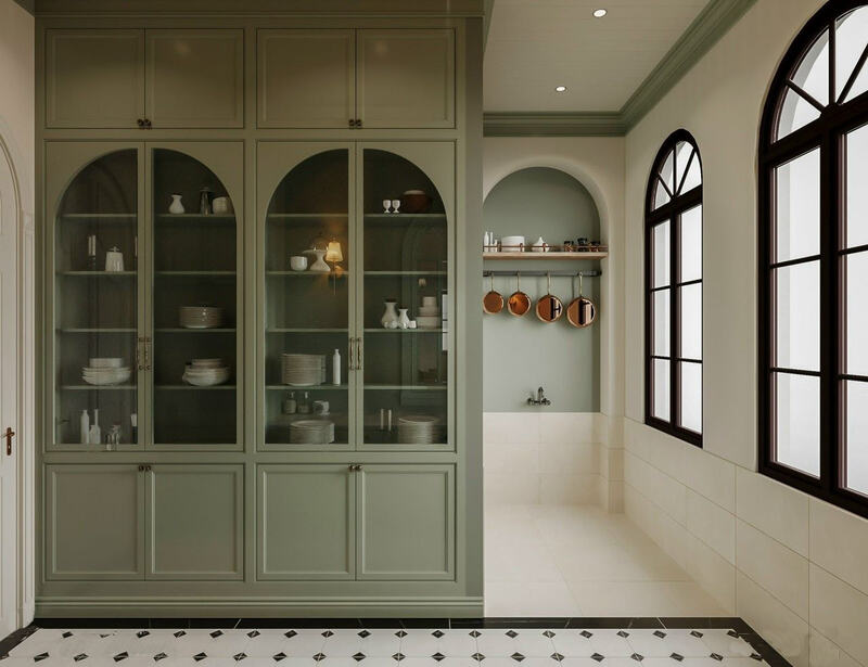 Kho bếp tại villa nhà anh Tân