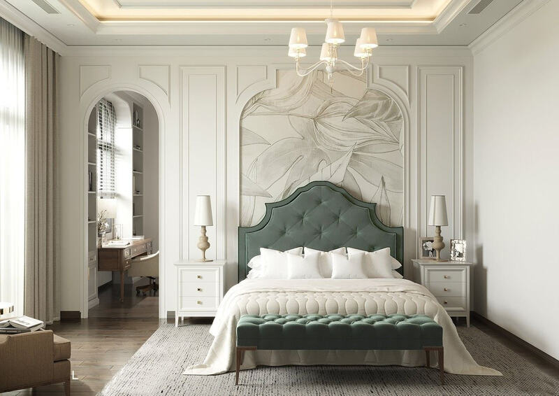 Phòng ngủ master nhà anh Tân