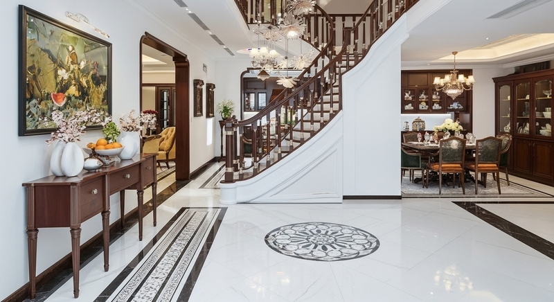 Cầu thang kết nối tầng 2