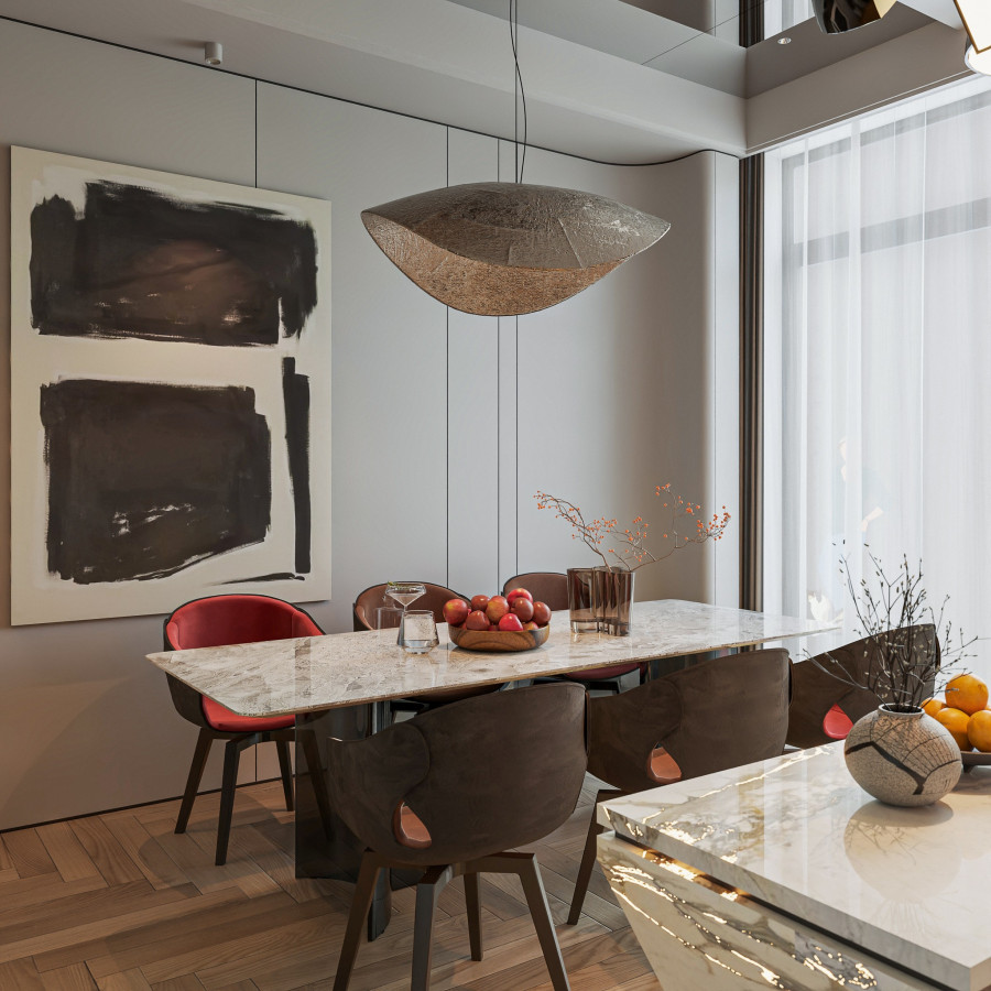 Phòng bếp biệt thự nhà chú Hoàng