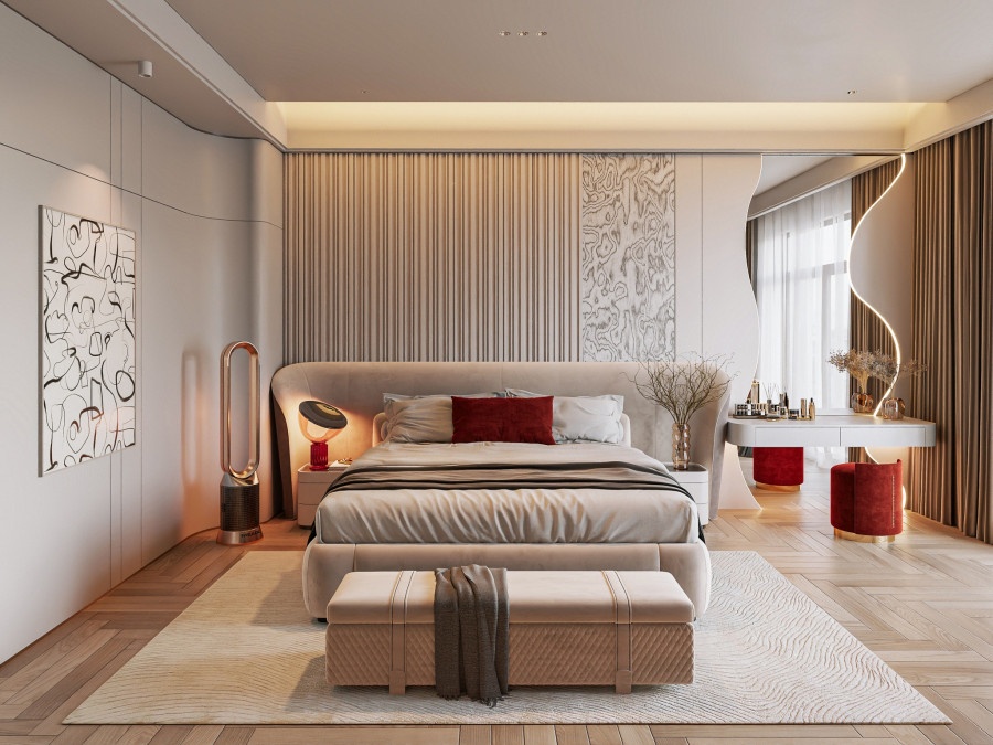 Phòng bếp biệt thự nhà chú Hoàng