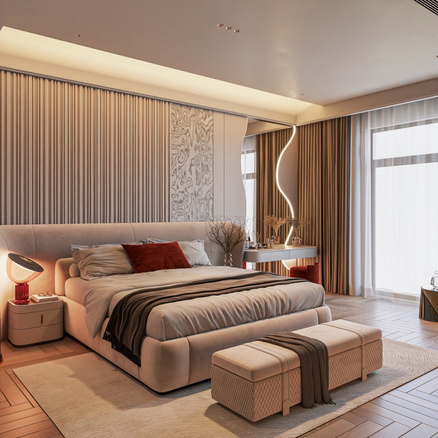 Phòng bếp biệt thự nhà chú Hoàng