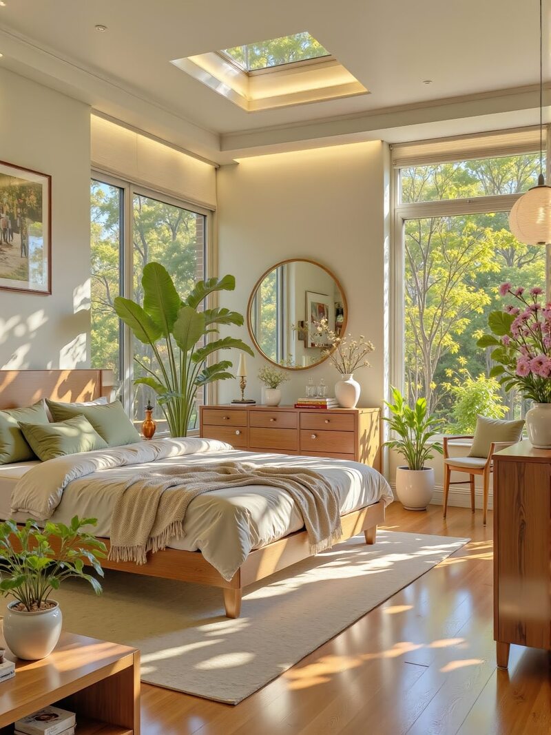 Không gian phòng ngủ yên bình