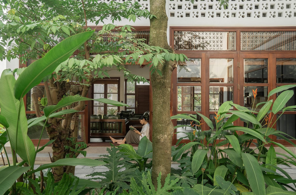 Tiểu cảnh sân vườn nhà chị Vân Anh