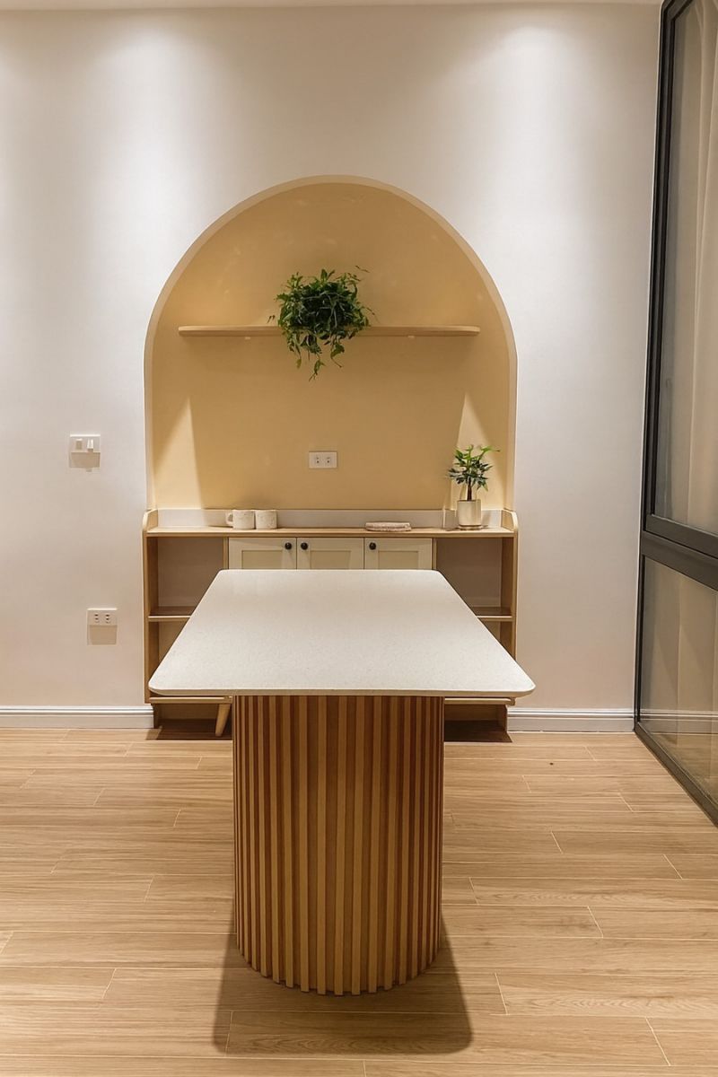 Bàn ăn nhà chị Dung 