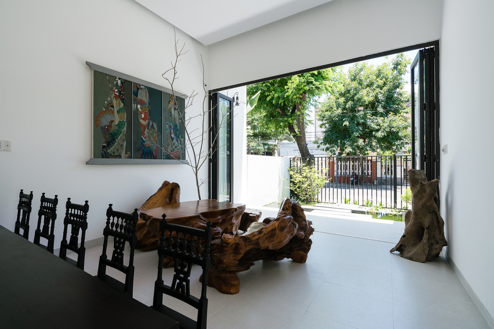 Phòng khách tại nhà anh Hợp