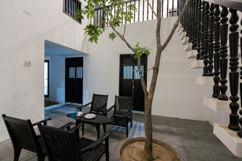 sân trong của căn nhà cấp 4