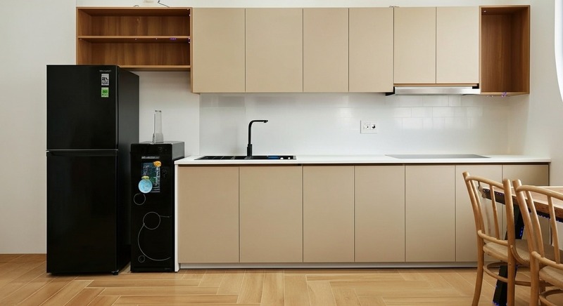 Khu bếp nhà cô Thúy