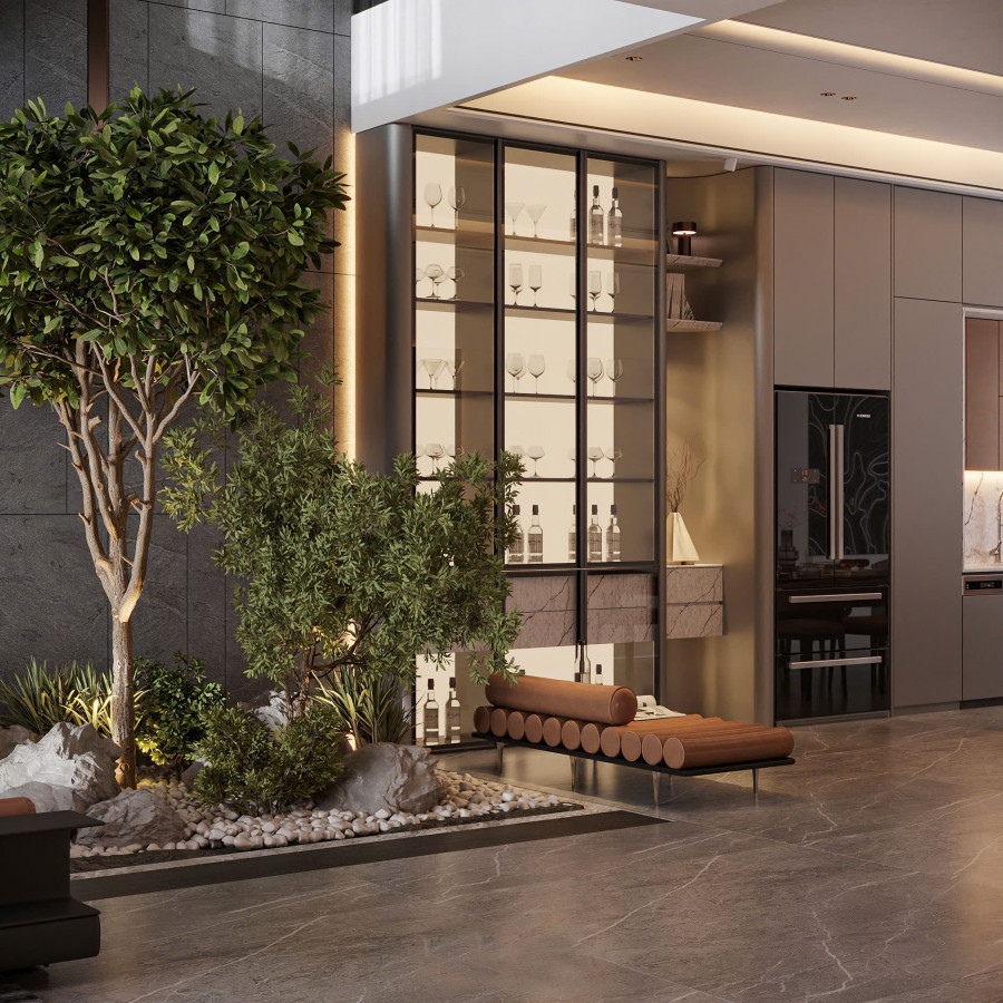 Phòng khách biệt thự villa Hải Phong