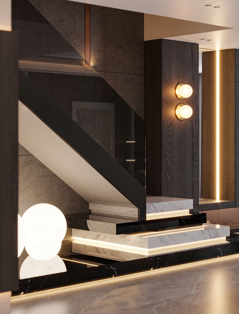 Khu bếp tại villa Hải Phong