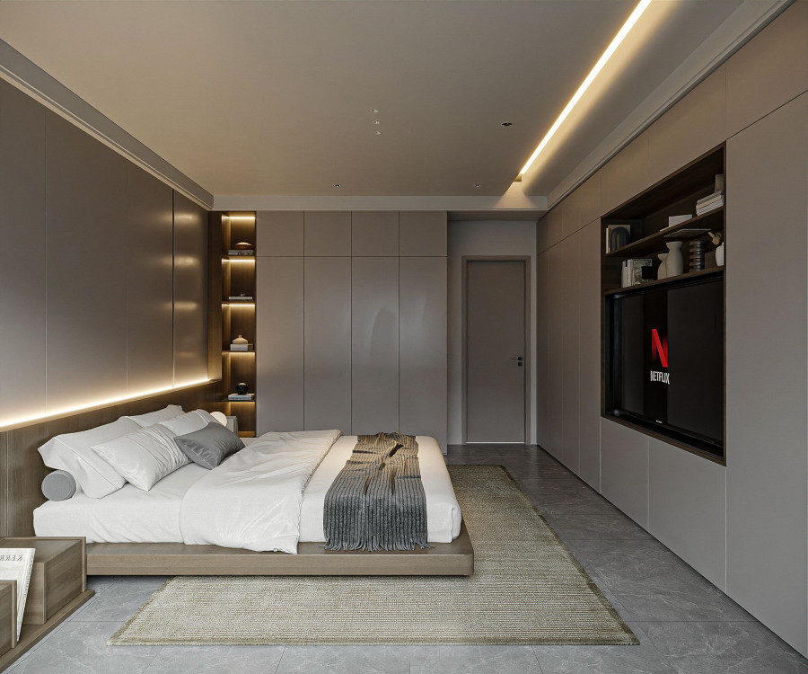 Phòng ngủ villa Hải Phong