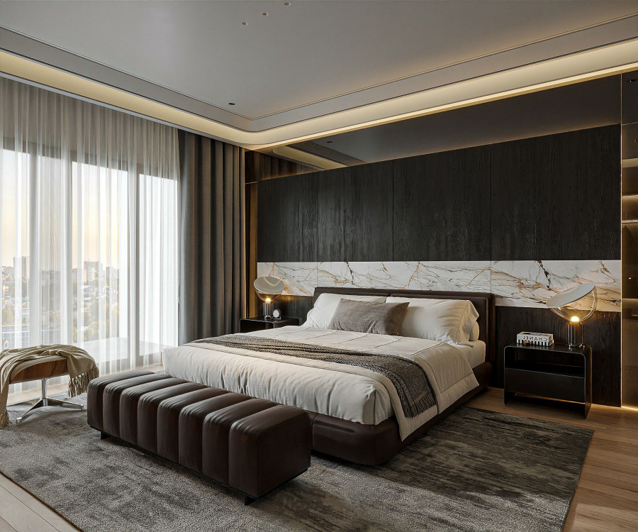 Phòng ngủ villa Hải Phong