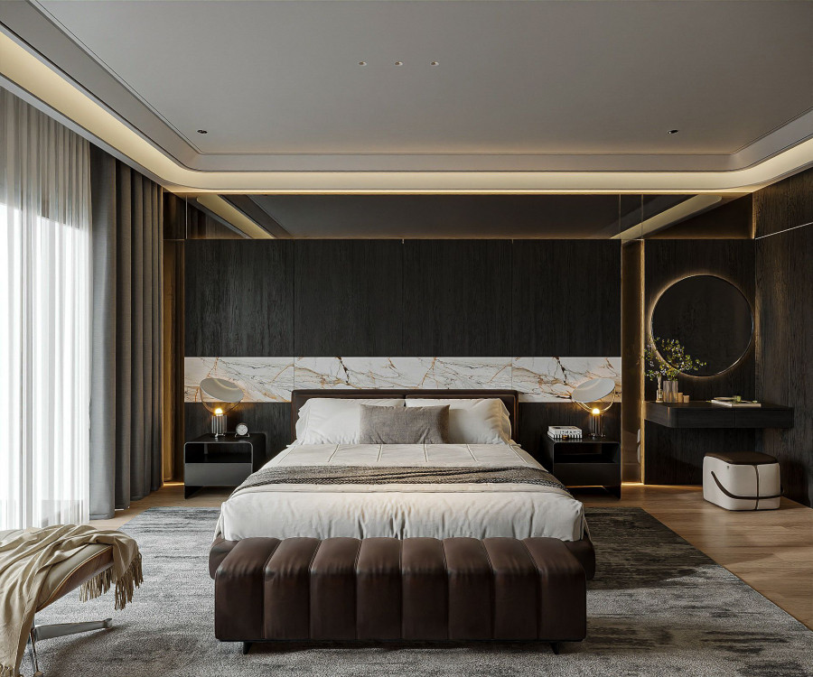 Phòng ngủ villa Hải Phong