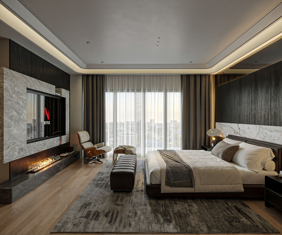 Phòng ngủ villa Hải Phong