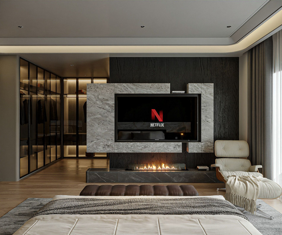 Phòng ngủ villa Hải Phong