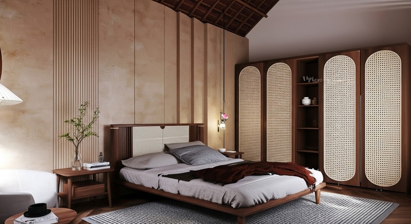 Phòng ngủ nhà cấp 4 phong cách đơn giản