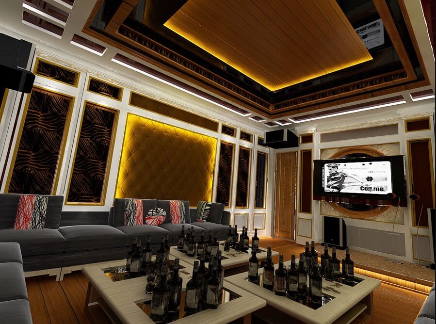 Hình ảnh trần nhà cách âm do Việt Á thi công Hình ảnh trần nhà cách âm do Việt Á thi công