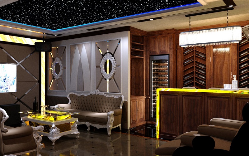 Lưu ý khi thiết kế phòng karaoke gia đình