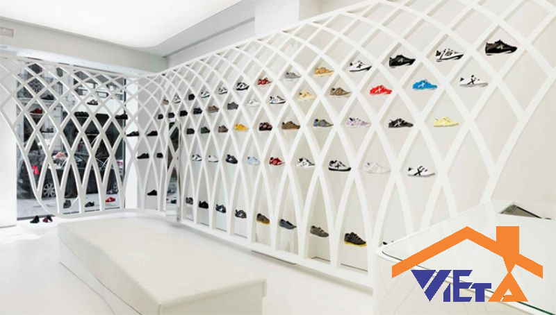 Showroom thiết kế uốn lượn nghệ thuật Showroom thiết kế uốn lượn nghệ thuật