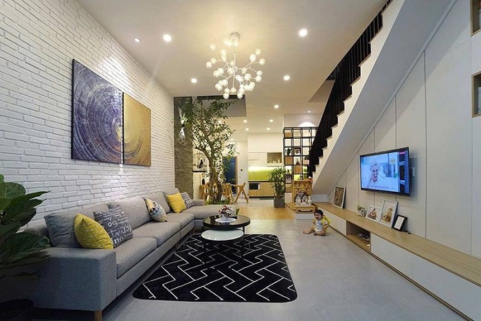 Mẫu thiết kế nội thất nhà ống mặt tiền 4m