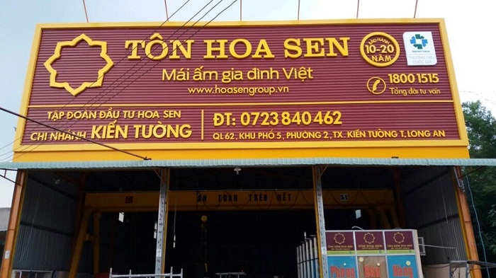 Vật liệu mặt tiền quảng cáo đảm bảo độ bền Vật liệu mặt tiền quảng cáo đảm bảo độ bền